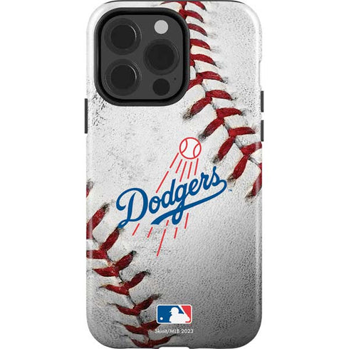 MLB Los Angeles Dodgers Game Ball iPhone 15 Pro Impact Case