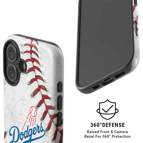 MLB Los Angeles Dodgers Game Ball iPhone 16 Plus Magsafe Impact Case