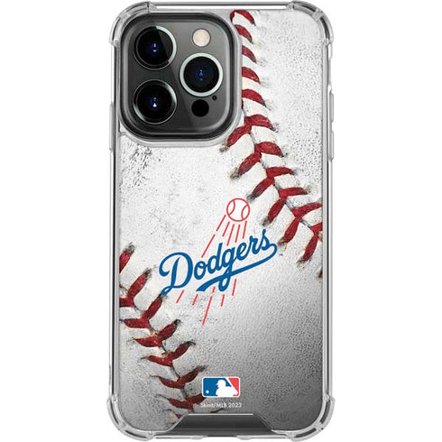 MLB Los Angeles Dodgers Game Ball iPhone 16 Pro Clear Case