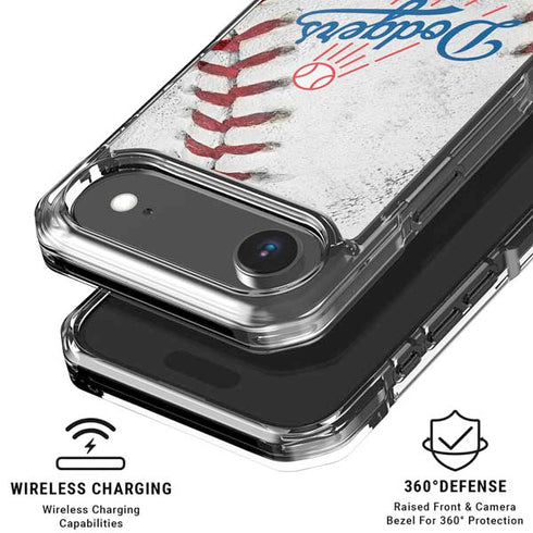 MLB Los Angeles Dodgers Game Ball iPhone 17 Air Clear Case