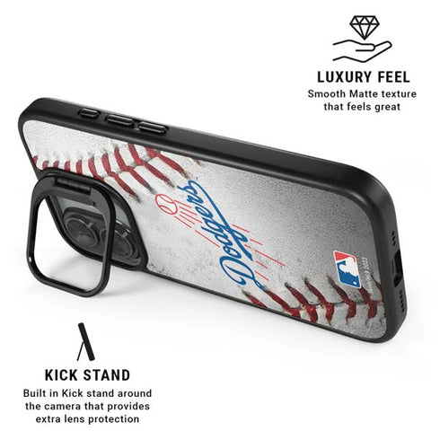 MLB Los Angeles Dodgers Game Ball iPhone 17 Kickstand Case