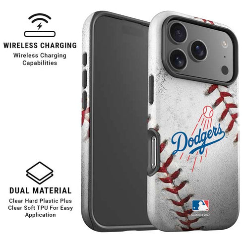 MLB Los Angeles Dodgers Game Ball iPhone 17 Pro Magsafe Impact Case
