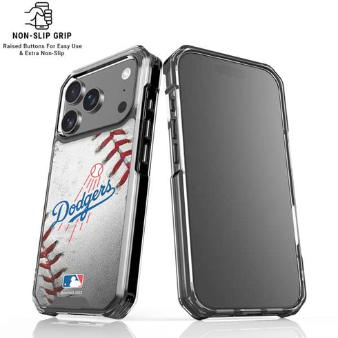 MLB Los Angeles Dodgers Game Ball iPhone 18 Pro Clear Case