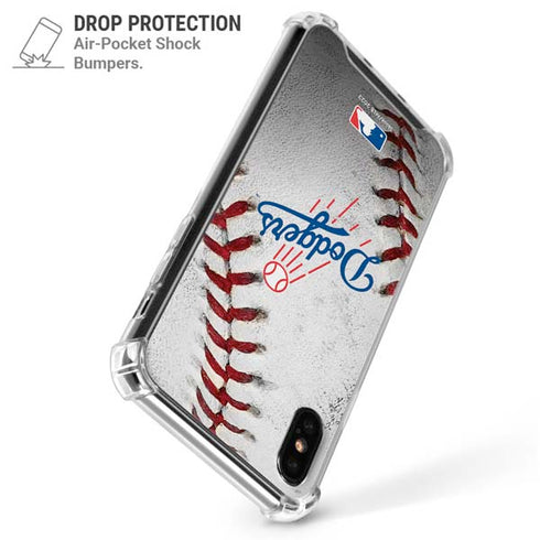 MLB Los Angeles Dodgers Game Ball iPhone X/XS Clear Case