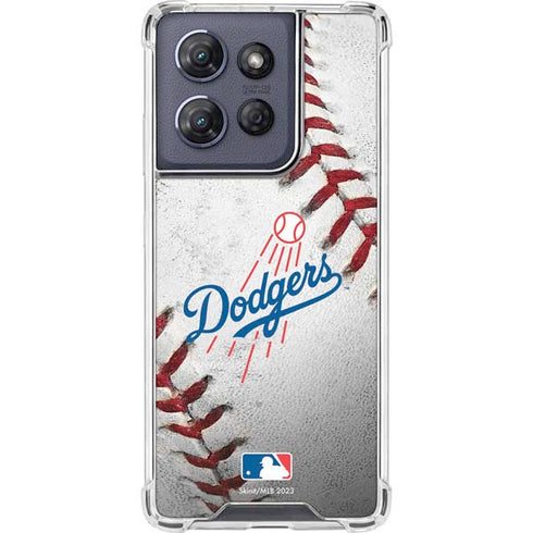 MLB Los Angeles Dodgers Game Ball Moto G 5G (2025) Clear Case