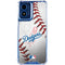 MLB Los Angeles Dodgers Game Ball Moto G Play 4G (2024) Clear Case
