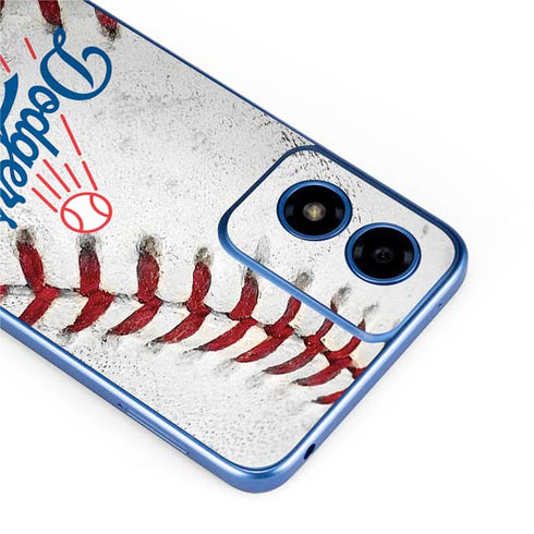 MLB Los Angeles Dodgers Game Ball Moto G Play 4G (2024) Skin