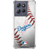 MLB Los Angeles Dodgers Game Ball Moto G Play 5G (2025) Clear Case