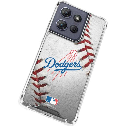 MLB Los Angeles Dodgers Game Ball Moto G Play 5G (2025) Clear Case