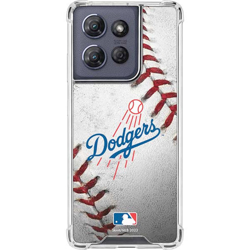 MLB Los Angeles Dodgers Game Ball Moto G Stylus 5G (2025) Clear Case