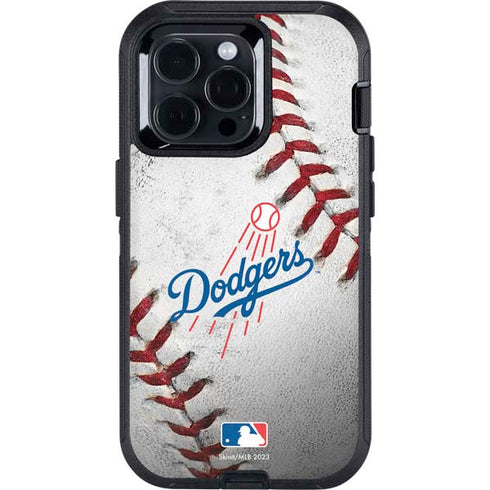 MLB Los Angeles Dodgers Game Ball Otterbox Defender iPhone Skin