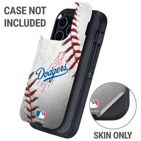 MLB Los Angeles Dodgers Game Ball Otterbox Defender iPhone Skin