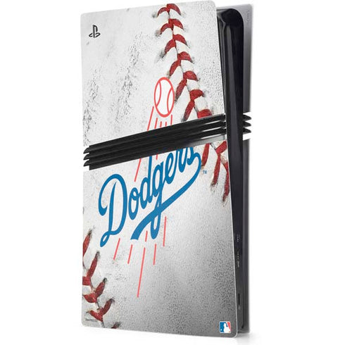 MLB Los Angeles Dodgers Game Ball PS5 Pro Console Skin