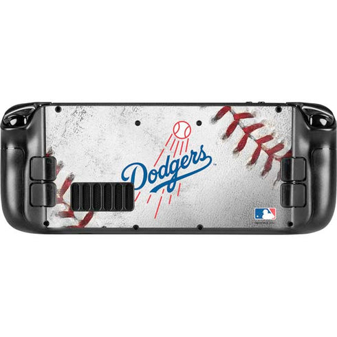 MLB Los Angeles Dodgers Game Ball Steam Deck Handheld Gaming Computer OLED Skin