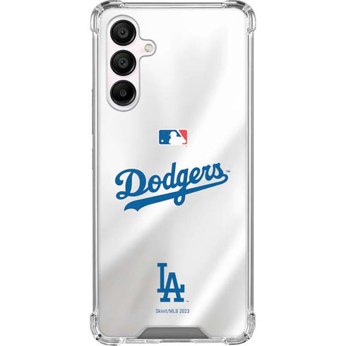 MLB Los Angeles Dodgers Home Jersey Galaxy A16 5G Clear Case