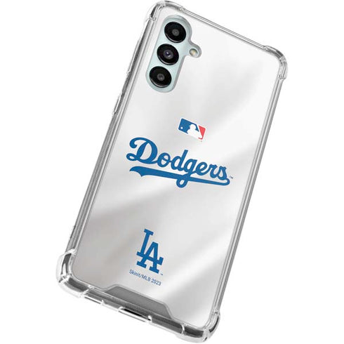 MLB Los Angeles Dodgers Home Jersey Galaxy A16 5G Clear Case