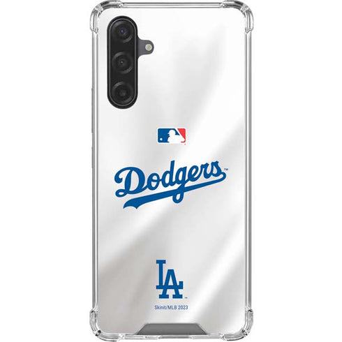 MLB Los Angeles Dodgers Home Jersey Galaxy A17 Clear Case