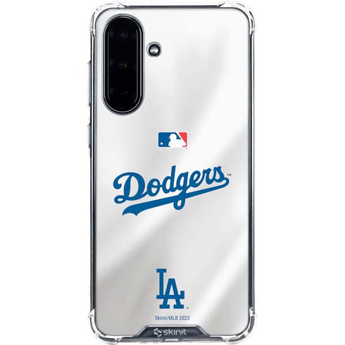 MLB Los Angeles Dodgers Home Jersey Galaxy A36 5G Clear Case