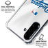 MLB Los Angeles Dodgers Home Jersey Galaxy A36 5G Clear Case