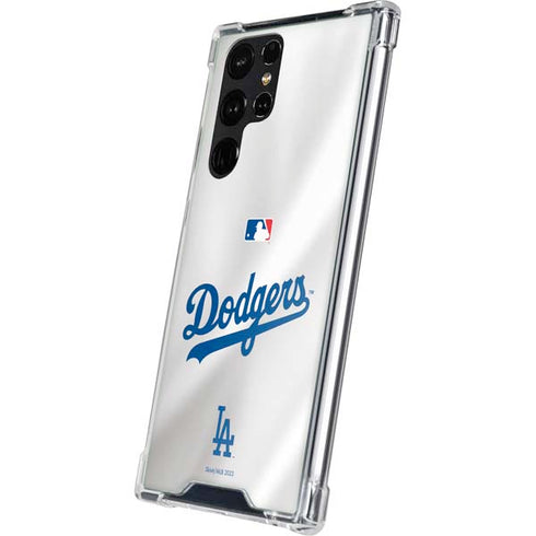 MLB Los Angeles Dodgers Home Jersey Galaxy S23 Ultra Clear Case