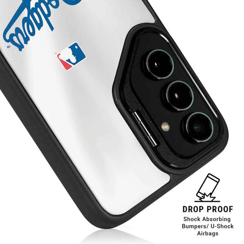 MLB Los Angeles Dodgers Home Jersey Galaxy S24 FE Kickstand Case