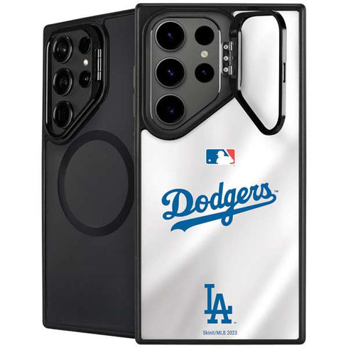 MLB Los Angeles Dodgers Home Jersey Galaxy S25 Ultra Kickstand Case