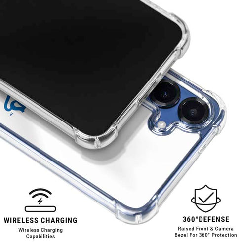 MLB Los Angeles Dodgers Home Jersey Galaxy S25 Plus Clear Case