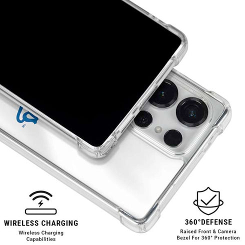 MLB Los Angeles Dodgers Home Jersey Galaxy S25 Ultra Clear Case