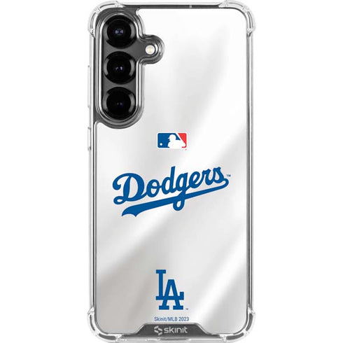 MLB Los Angeles Dodgers Home Jersey Galaxy S26 Clear Case
