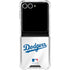 MLB Los Angeles Dodgers Home Jersey Galaxy Z Flip7 Clear Case