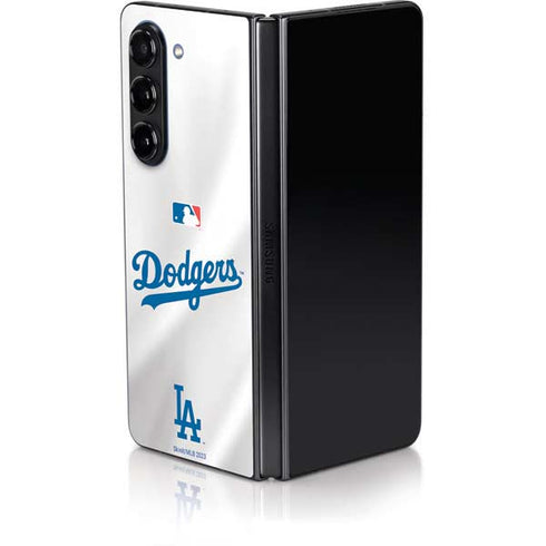 MLB Los Angeles Dodgers Home Jersey Galaxy Z Fold5 5G Skin