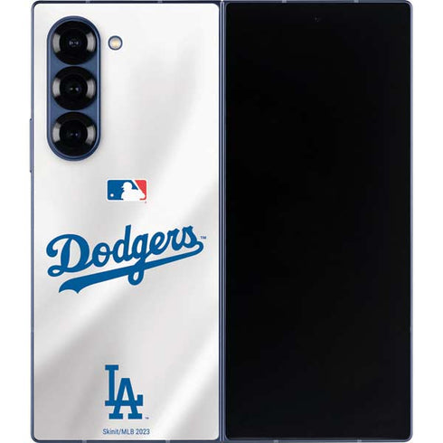 MLB Los Angeles Dodgers Home Jersey Galaxy Z Fold6 Skin