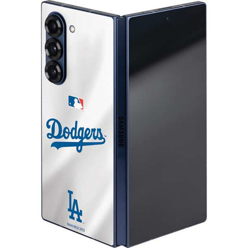 MLB Los Angeles Dodgers Home Jersey Galaxy Z Fold6 Skin