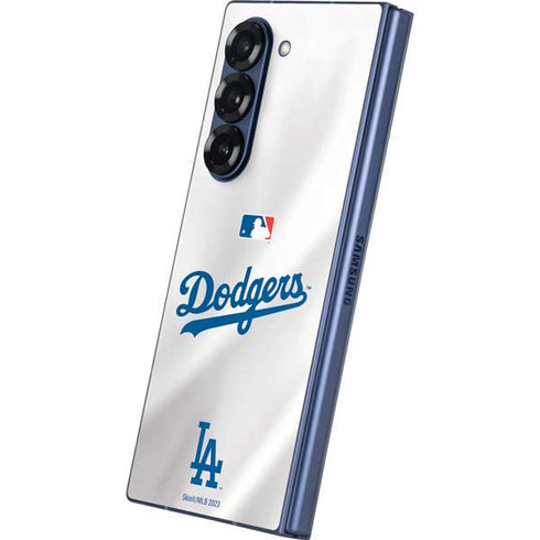 MLB Los Angeles Dodgers Home Jersey Galaxy Z Fold6 Skin