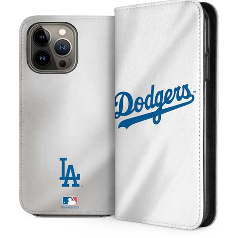 MLB Los Angeles Dodgers Home Jersey iPhone 14 Pro Max Folio Case