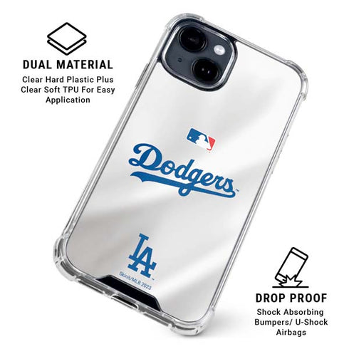 MLB Los Angeles Dodgers Home Jersey iPhone 15 Clear Case