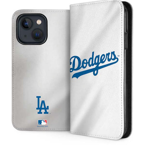 MLB Los Angeles Dodgers Home Jersey iPhone 15 Folio Case
