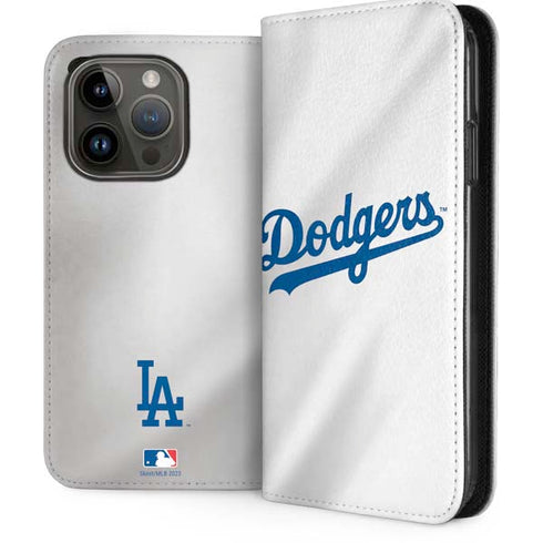 MLB Los Angeles Dodgers Home Jersey iPhone 15 Pro Folio Case