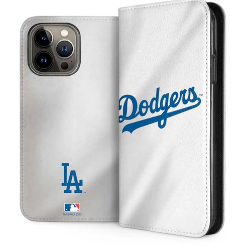 MLB Los Angeles Dodgers Home Jersey iPhone 15 Pro Max Folio Case