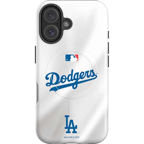 MLB Los Angeles Dodgers Home Jersey iPhone 16 Magsafe Impact Case
