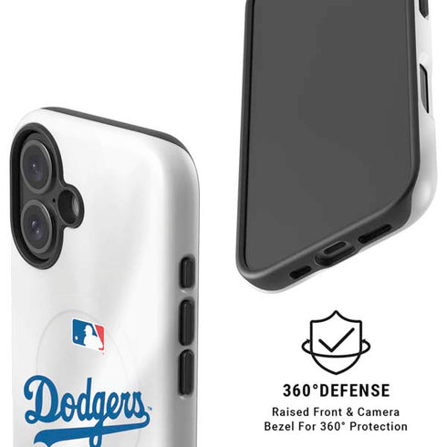 MLB Los Angeles Dodgers Home Jersey iPhone 16 Magsafe Impact Case
