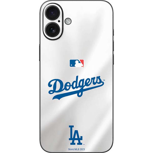 MLB Los Angeles Dodgers Home Jersey iPhone 16 Plus Skin