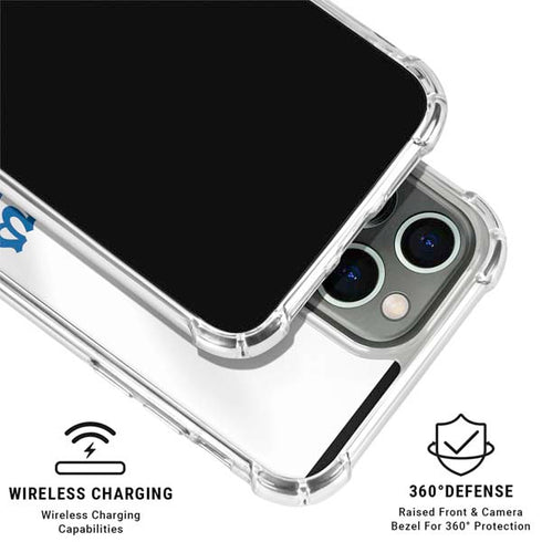 MLB Los Angeles Dodgers Home Jersey iPhone 16 Pro Clear Case