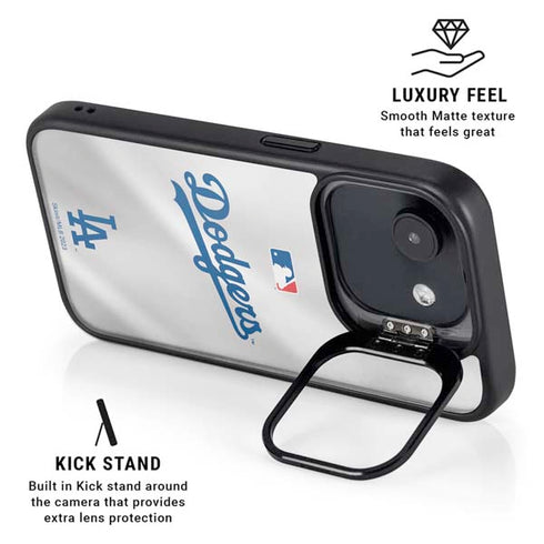 MLB Los Angeles Dodgers Home Jersey iPhone 16e Kickstand Case