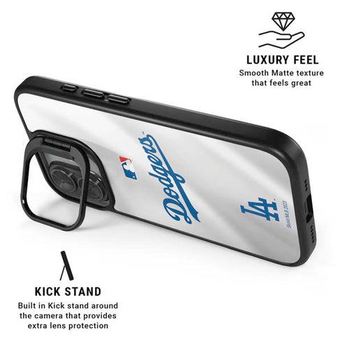 MLB Los Angeles Dodgers Home Jersey iPhone 17 Kickstand Case