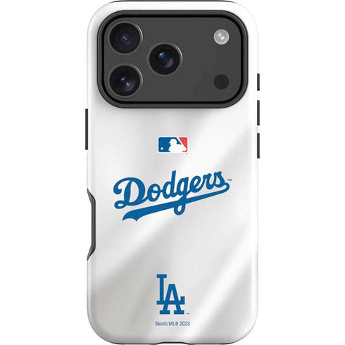 MLB Los Angeles Dodgers Home Jersey iPhone 17 Pro Impact Case