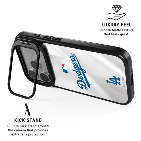 MLB Los Angeles Dodgers Home Jersey iPhone 17 Pro Kickstand Case