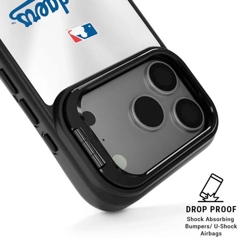 MLB Los Angeles Dodgers Home Jersey iPhone 17 Pro Max Kickstand Case