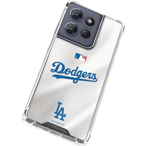 MLB Los Angeles Dodgers Home Jersey Moto G Power 5G (2025) Clear Case