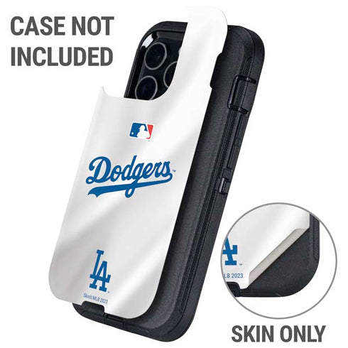 MLB Los Angeles Dodgers Home Jersey Otterbox Defender iPhone Skin